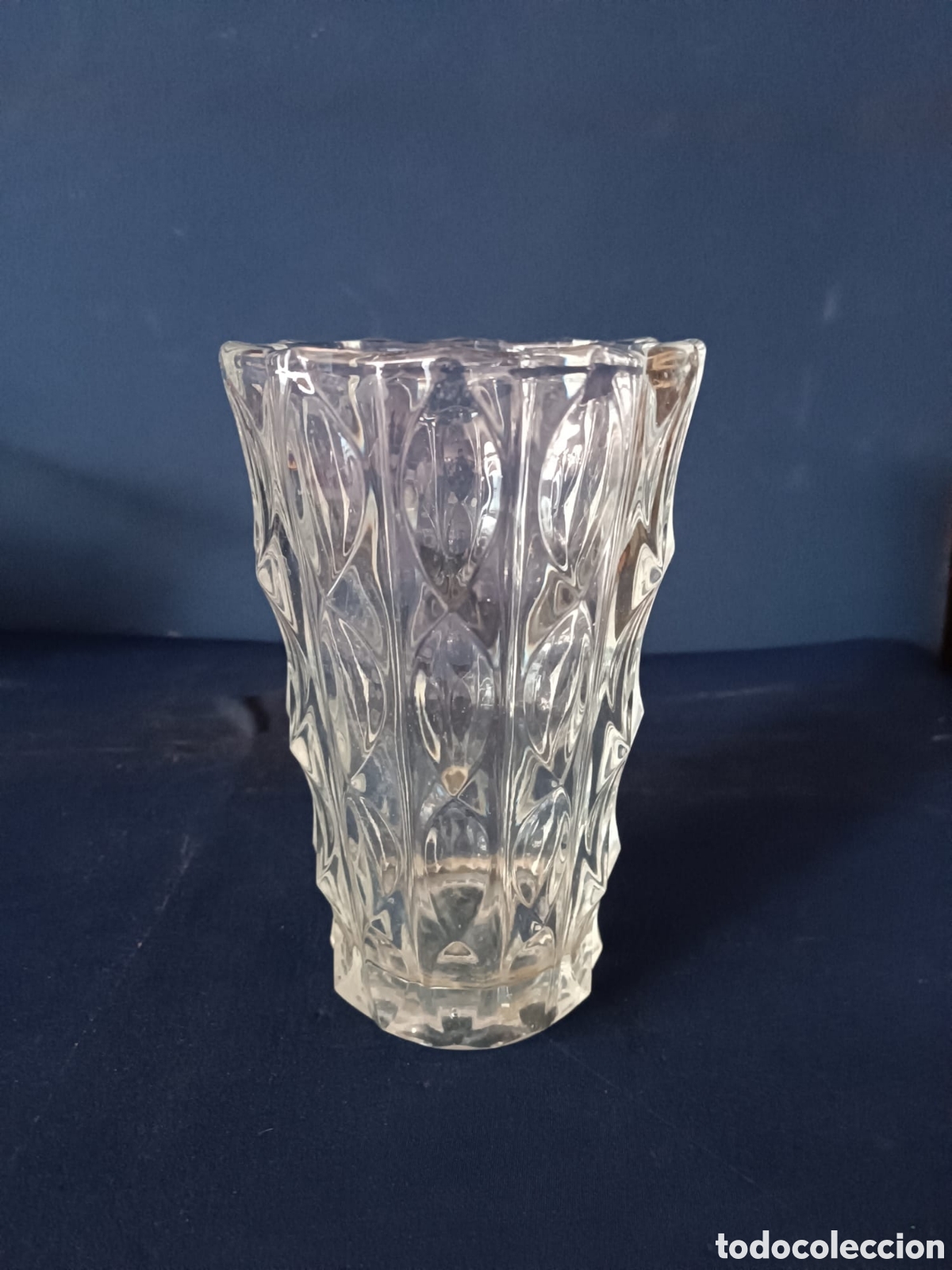 Antig&uuml;edades: Antiguo jarr&oacute;n de cristal de 4oca - Foto 5
