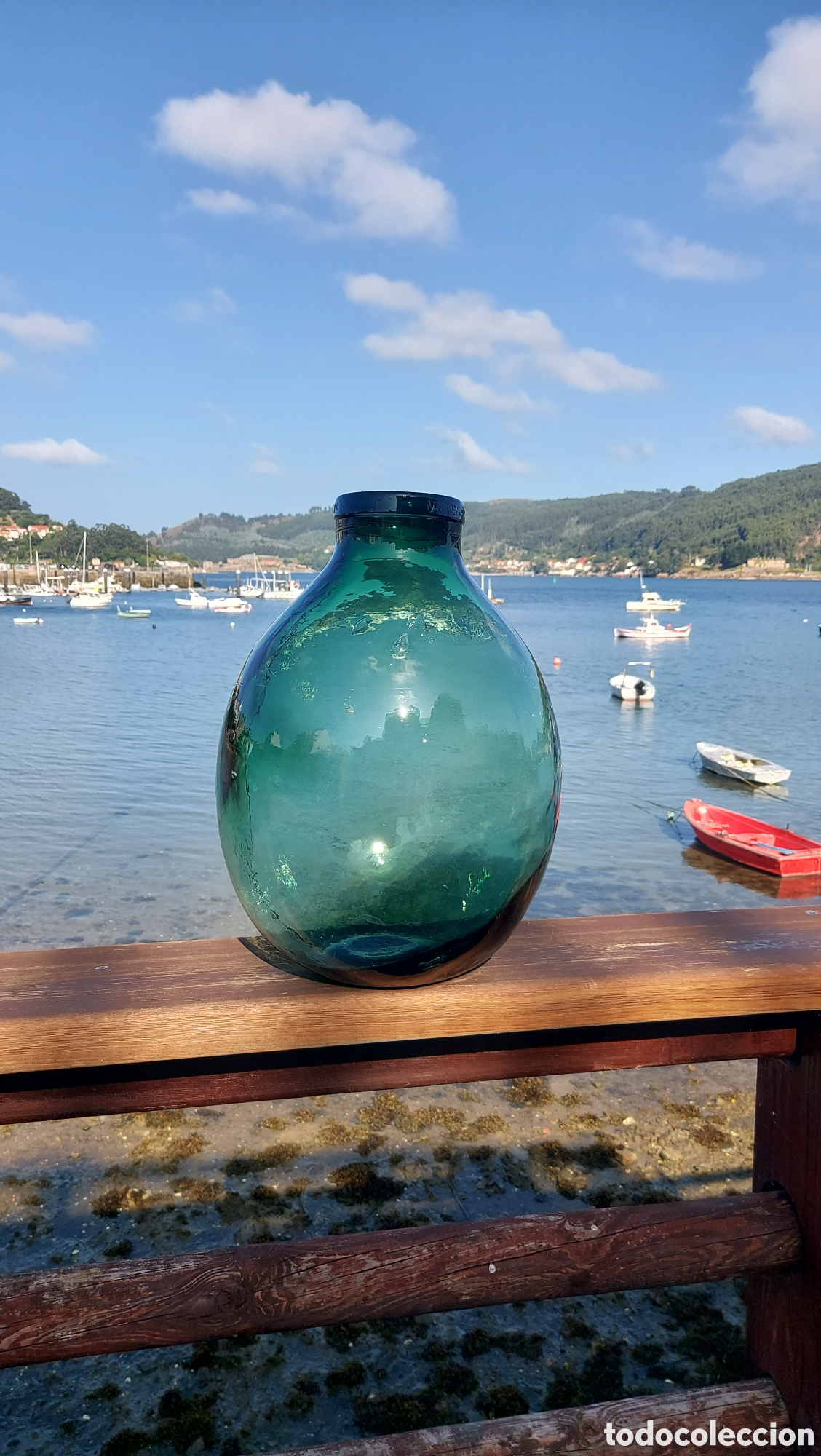 Antig&uuml;edades: Damajuana de boca ancha 20l - Foto 3