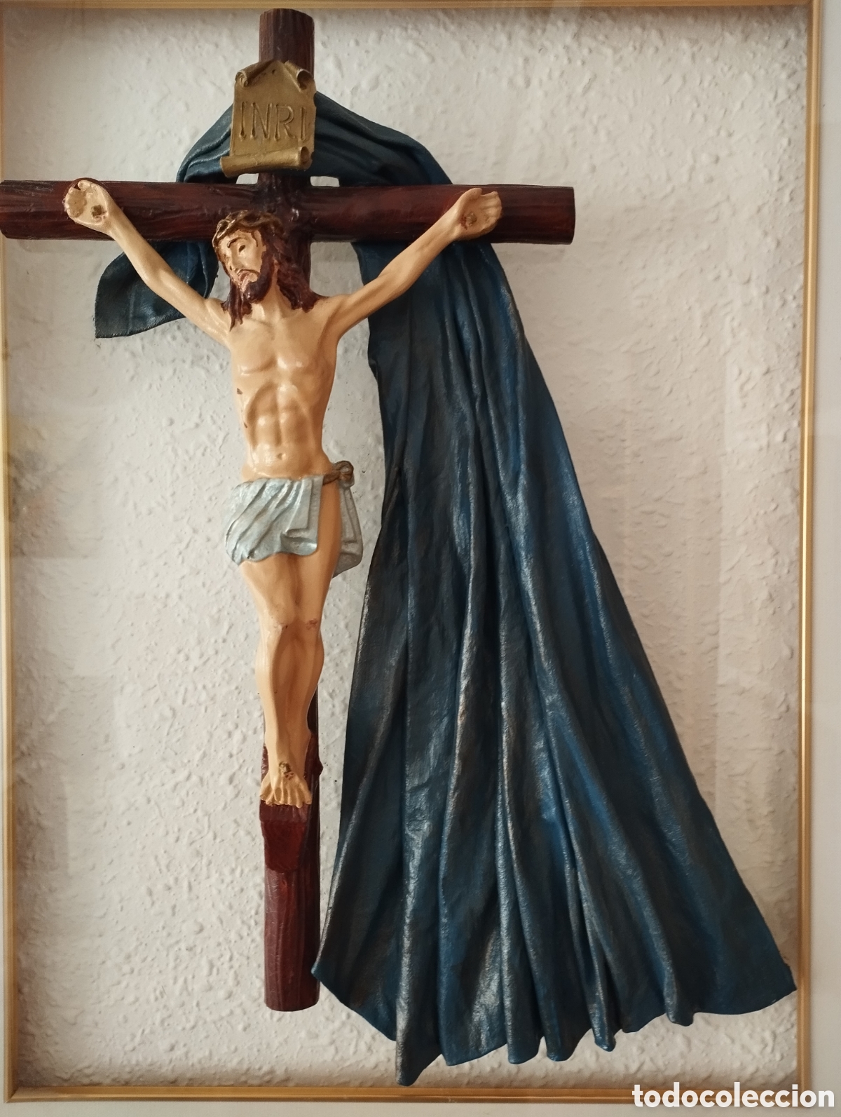 Antig&uuml;edades: Bonito Cristo Crucificado. - Foto 2