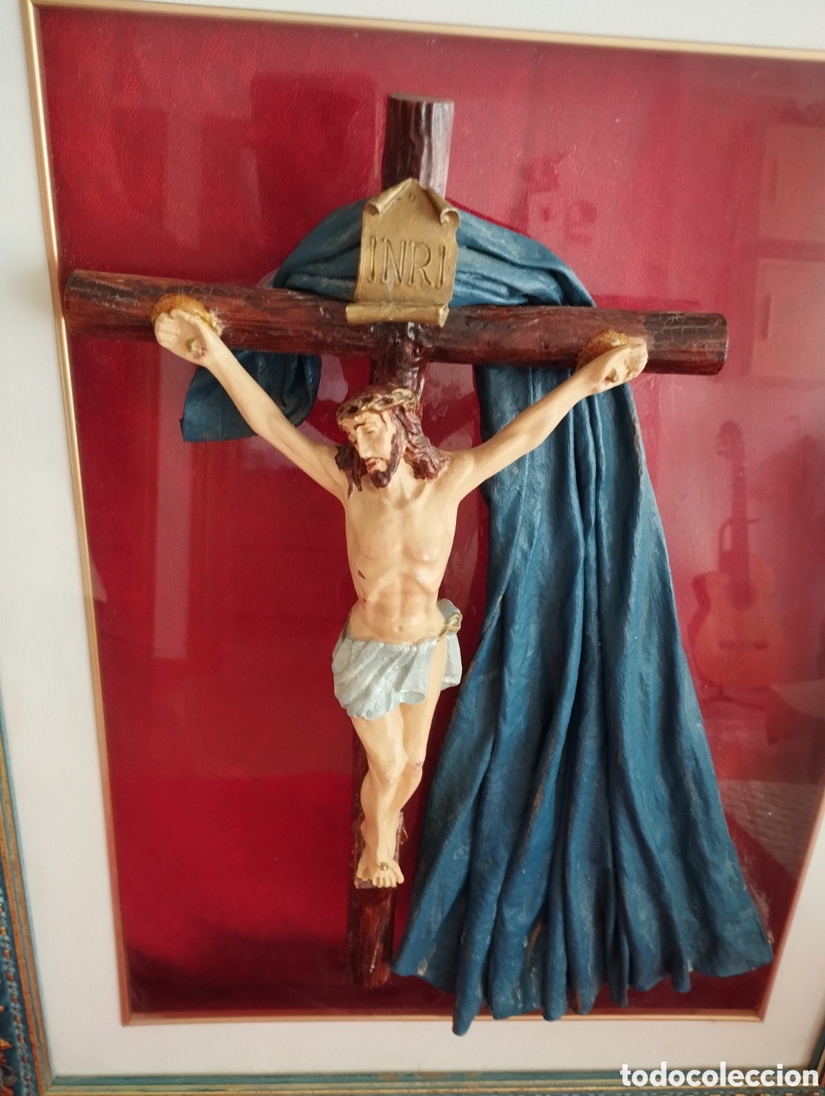Antig&uuml;edades: Bonito Cristo Crucificado. - Foto 6