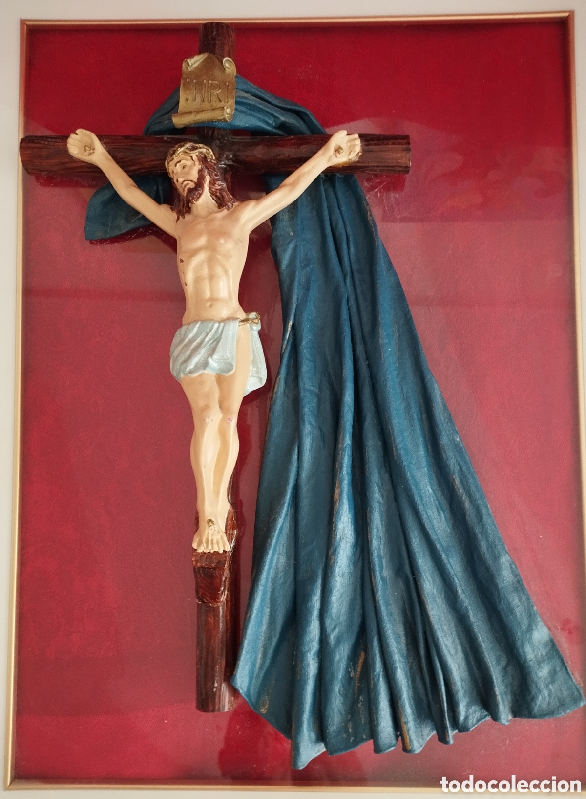 Antig&uuml;edades: Bonito Cristo Crucificado. - Foto 8