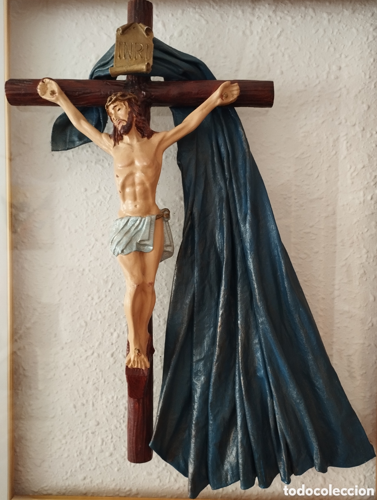 Antig&uuml;edades: Bonito Cristo Crucificado. - Foto 11