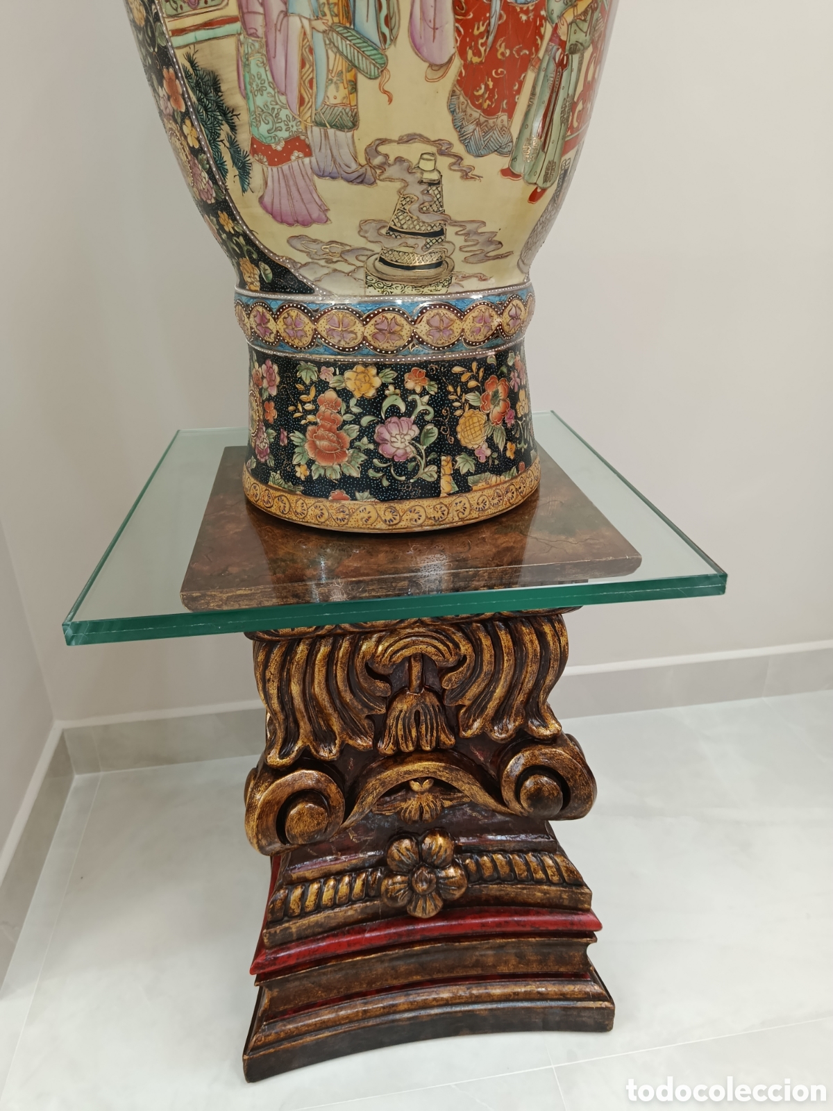 Antig&uuml;edades: Pareja De jarrones Satsuma Originales - Foto 3