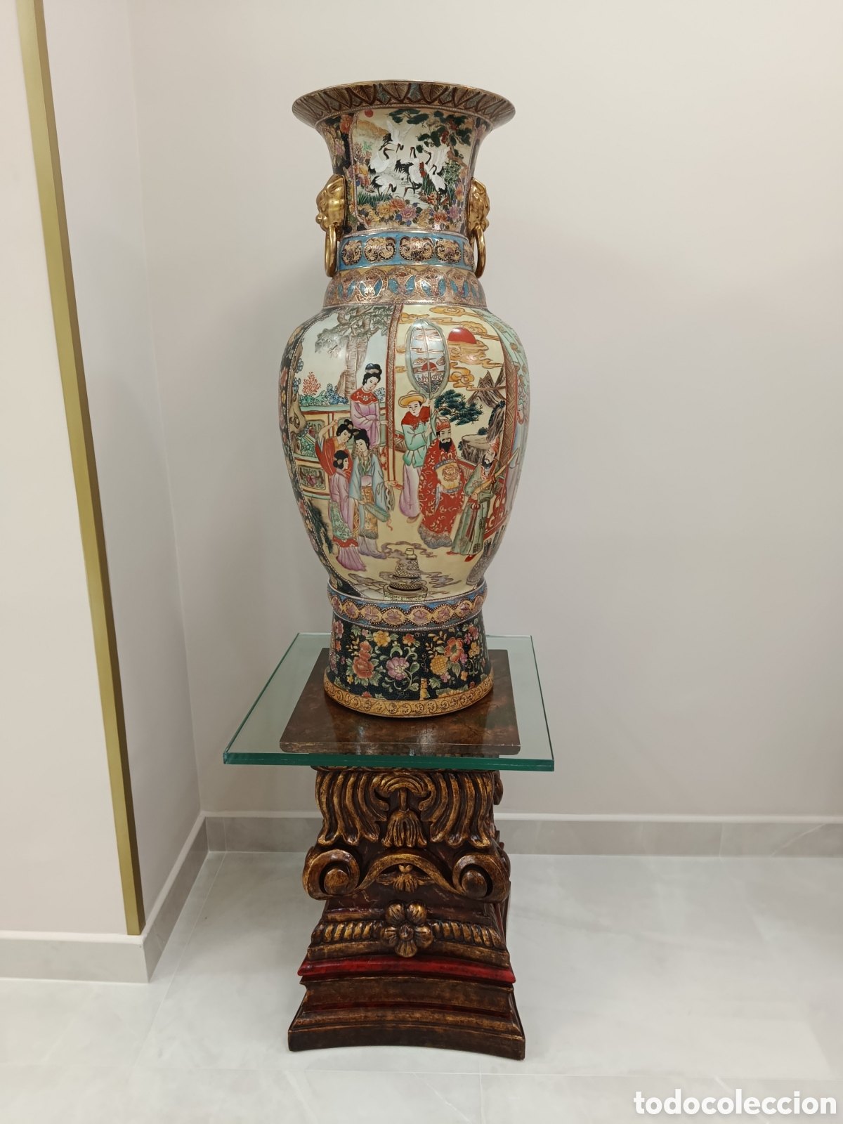Antig&uuml;edades: Pareja De jarrones Satsuma Originales - Foto 4