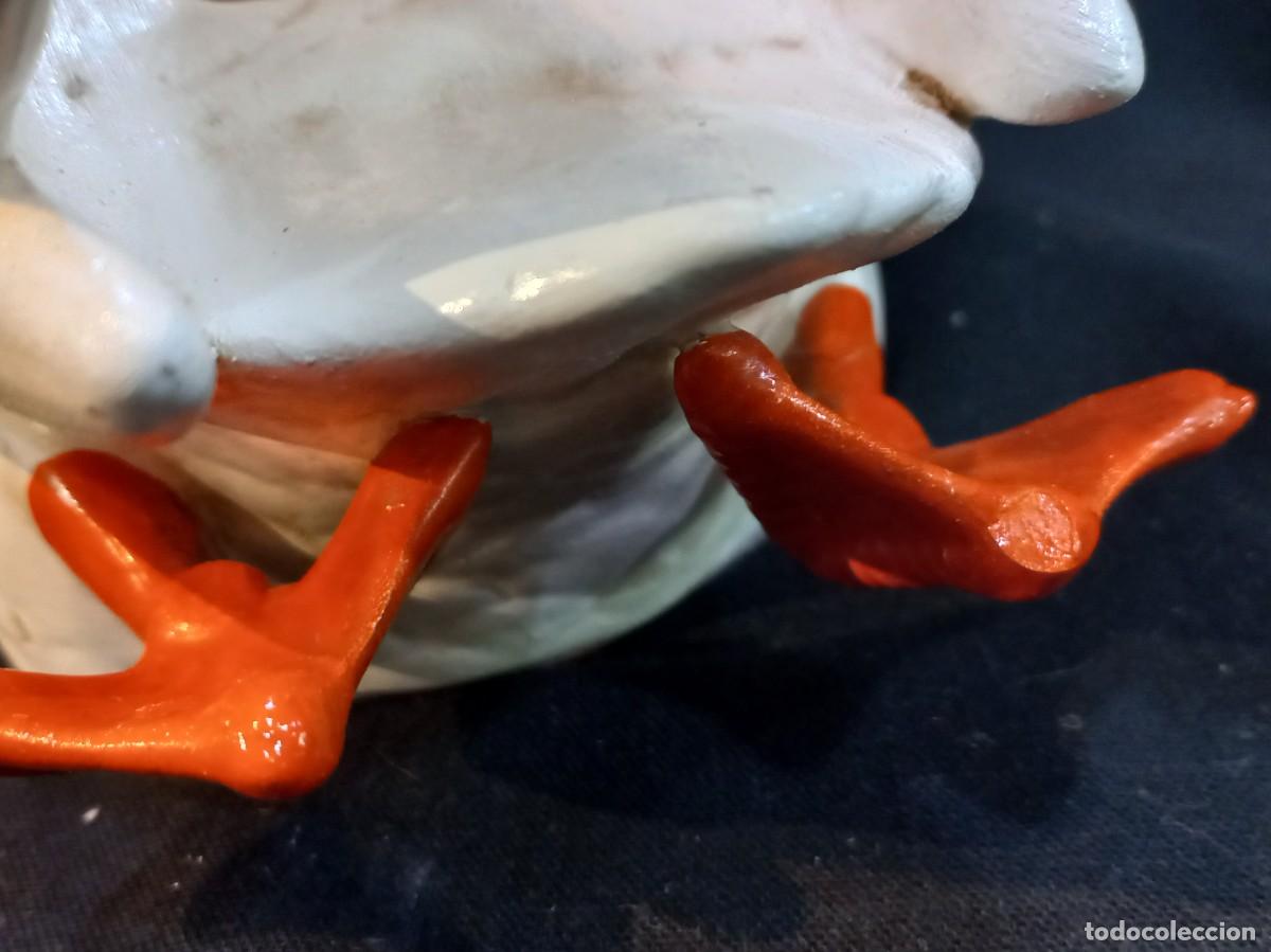 Antig&uuml;edades: CENTRO CISNE (37cm) cer&aacute;mica &uml;RUBERT&uml; blanco - Foto 15