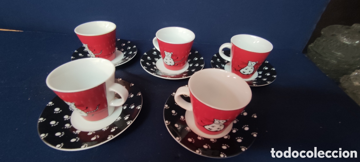 Antig&uuml;edades: Juego de caf&eacute; 5 servicios - Foto 6