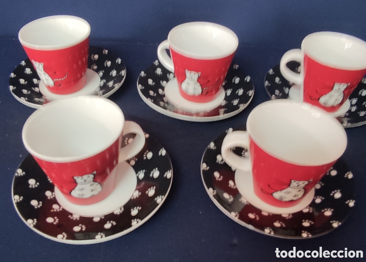 Antig&uuml;edades: Juego de caf&eacute; 5 servicios - Foto 1