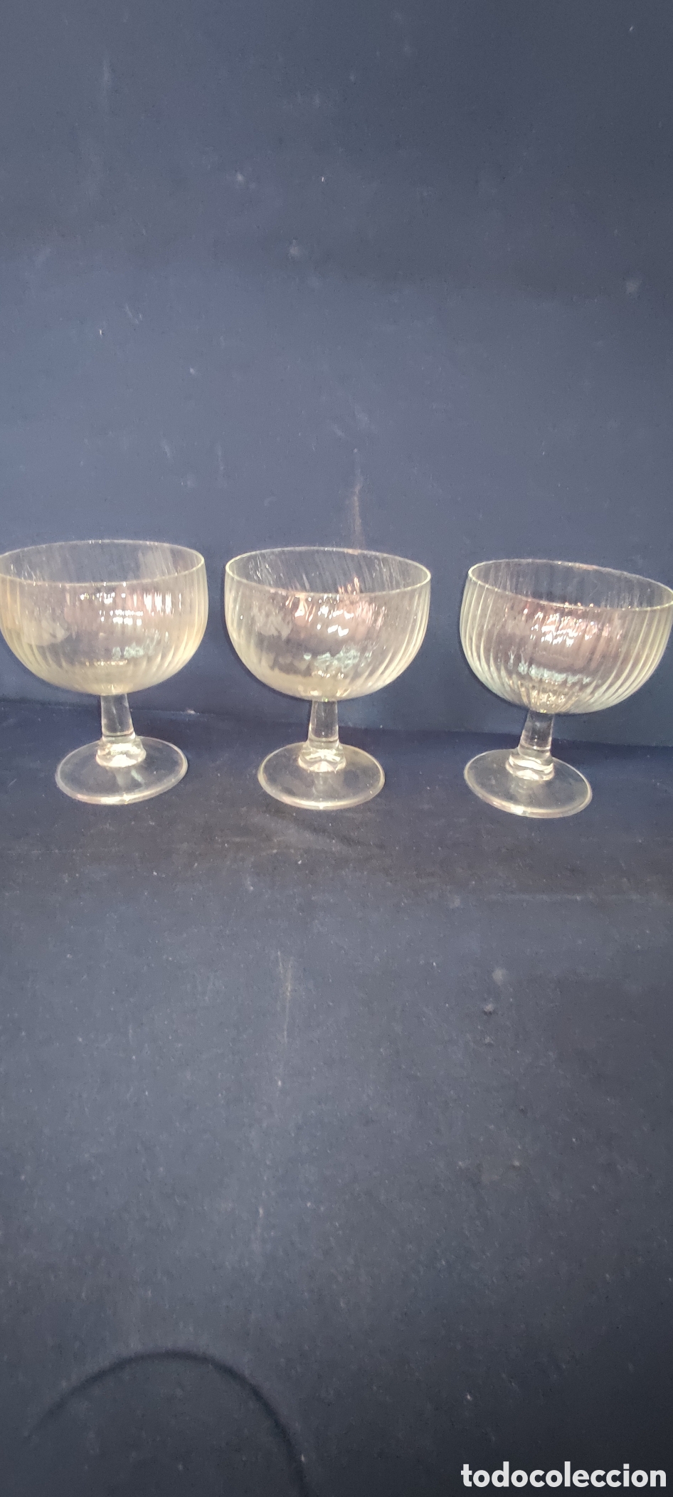 Antig&uuml;edades: 3 copas grandes coctel - Foto 2