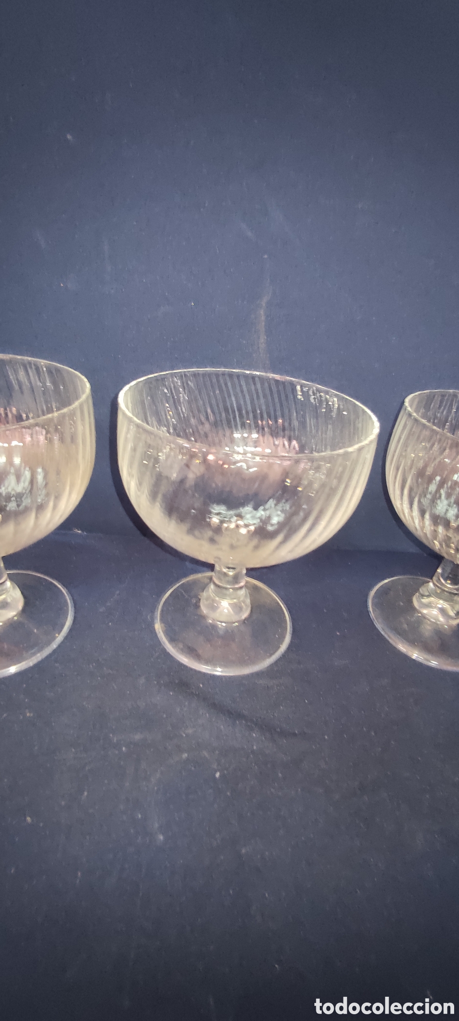 Antig&uuml;edades: 3 copas grandes coctel - Foto 4