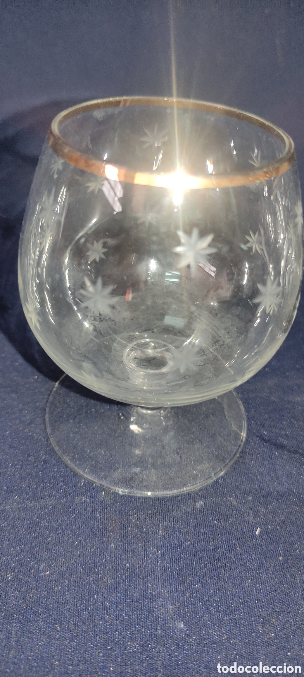 Antig&uuml;edades: Copas de cristal tallado co&ntilde;ac - Foto 3