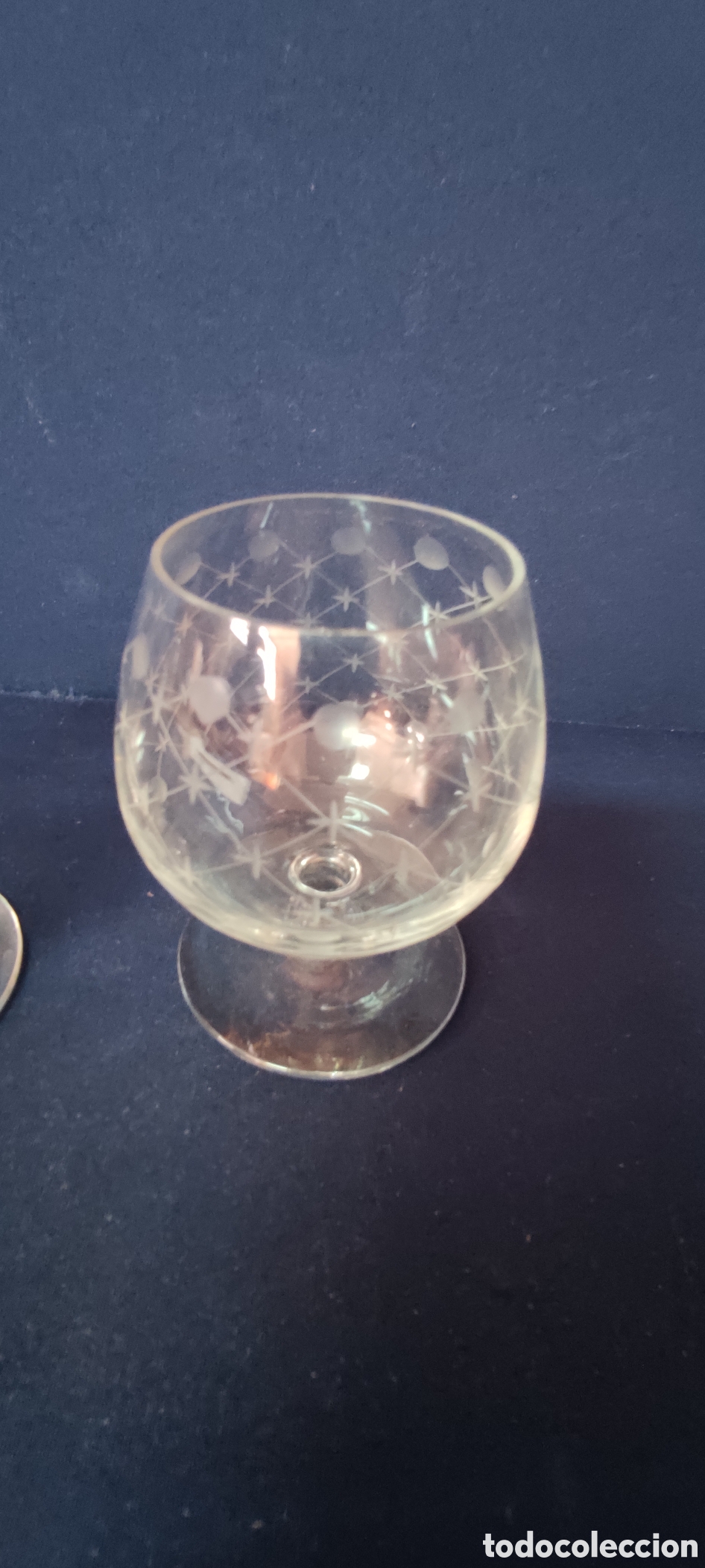 Antig&uuml;edades: Copas de co&ntilde;ac cristal tallado - Foto 3