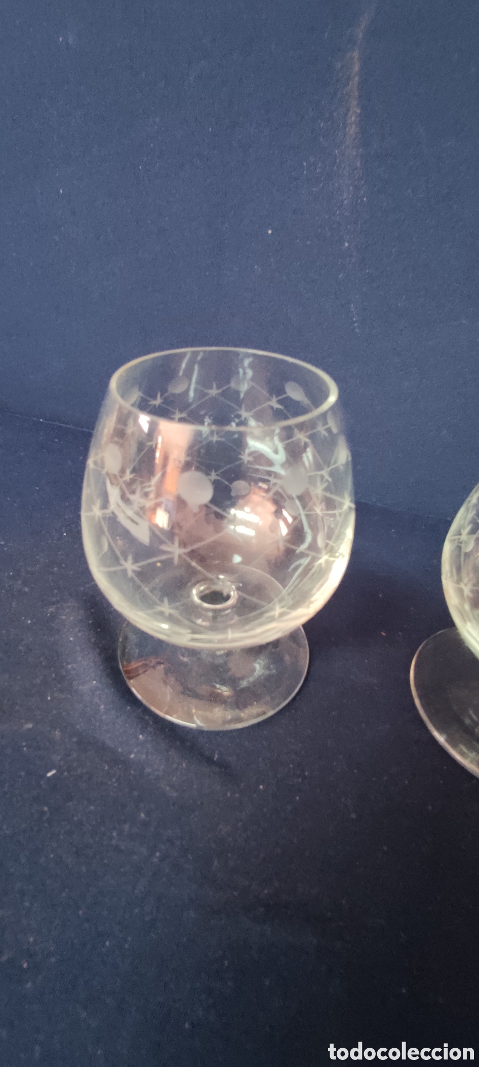 Antig&uuml;edades: Copas de co&ntilde;ac cristal tallado - Foto 4