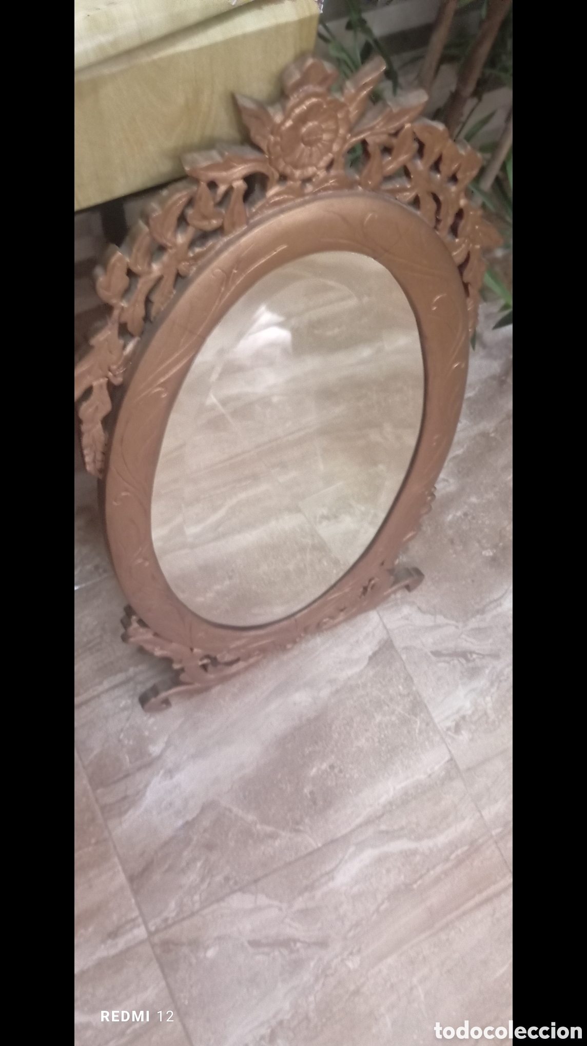 Antig&uuml;edades: espejo antiguo pan de oro - Foto 3