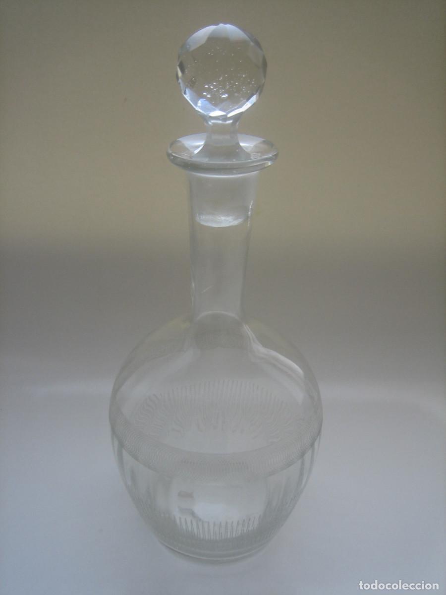 Antig&uuml;edades: BOTELLA DE LICOR. LICORERA. ACOSTILLADA. - Foto 1