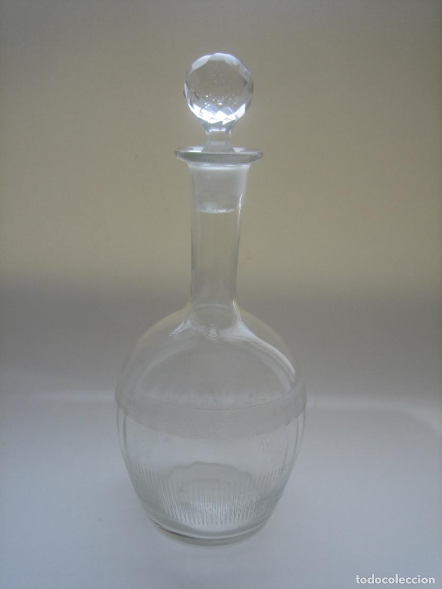 Antig&uuml;edades: BOTELLA DE LICOR. LICORERA. ACOSTILLADA. - Foto 2