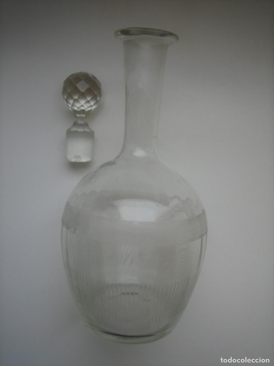 Antig&uuml;edades: BOTELLA DE LICOR. LICORERA. ACOSTILLADA. - Foto 3