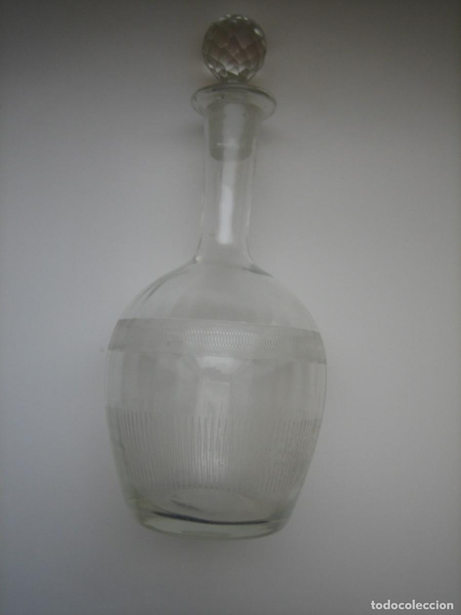 Antig&uuml;edades: BOTELLA DE LICOR. LICORERA. ACOSTILLADA. - Foto 4