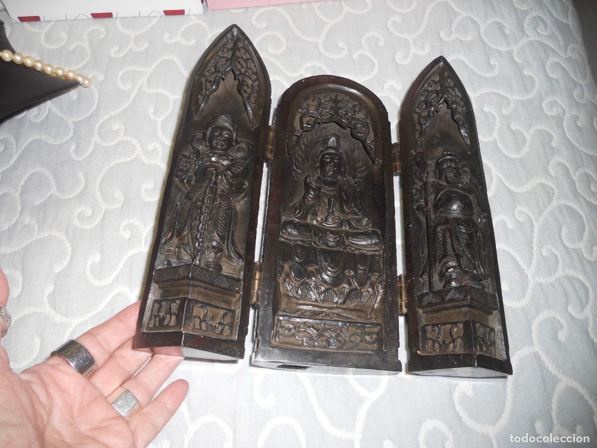 Antig&uuml;edades: ANTIGUO ALTAR DEL TEMPLO BUDISTA - Foto 4