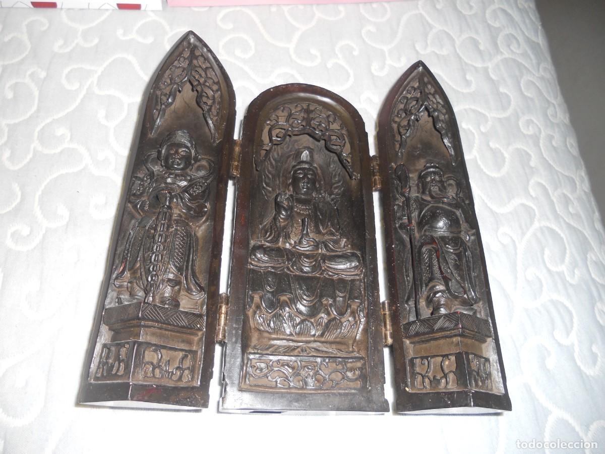Antig&uuml;edades: ANTIGUO ALTAR DEL TEMPLO BUDISTA - Foto 5