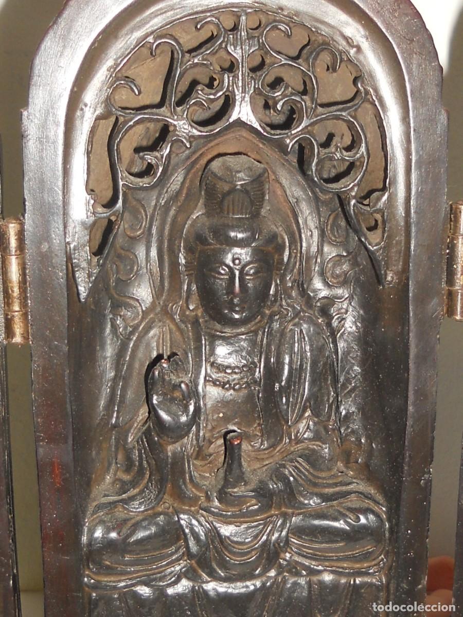 Antig&uuml;edades: ANTIGUO ALTAR DEL TEMPLO BUDISTA - Foto 11