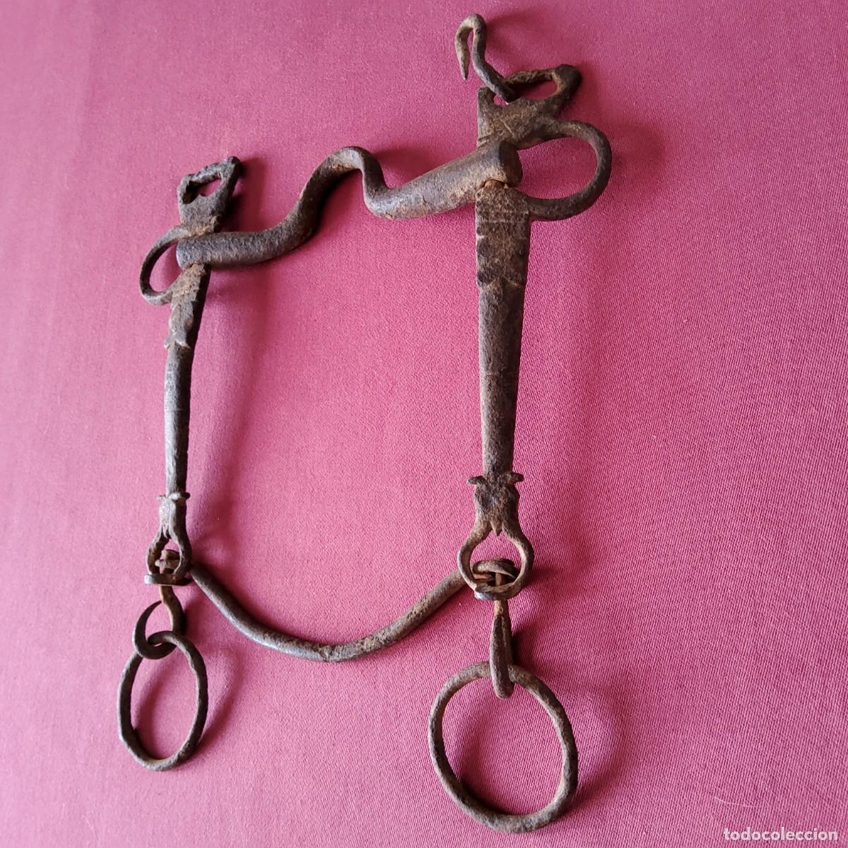 Antig&uuml;edades: ANTIGUO BOCADO DE CABALLO DE HIERRO - Foto 3