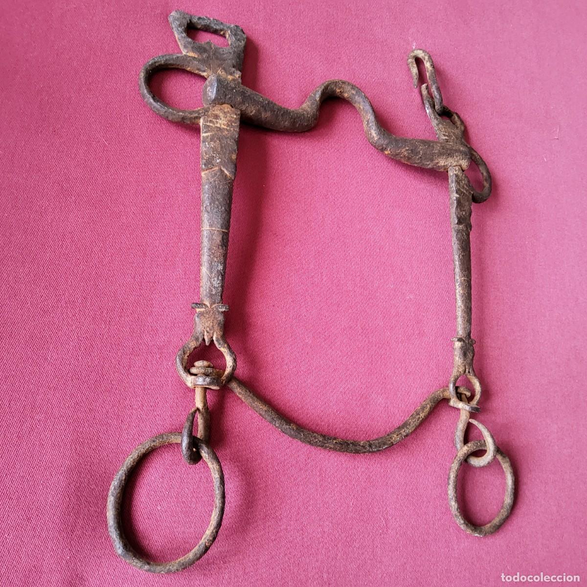 Antig&uuml;edades: ANTIGUO BOCADO DE CABALLO DE HIERRO - Foto 4