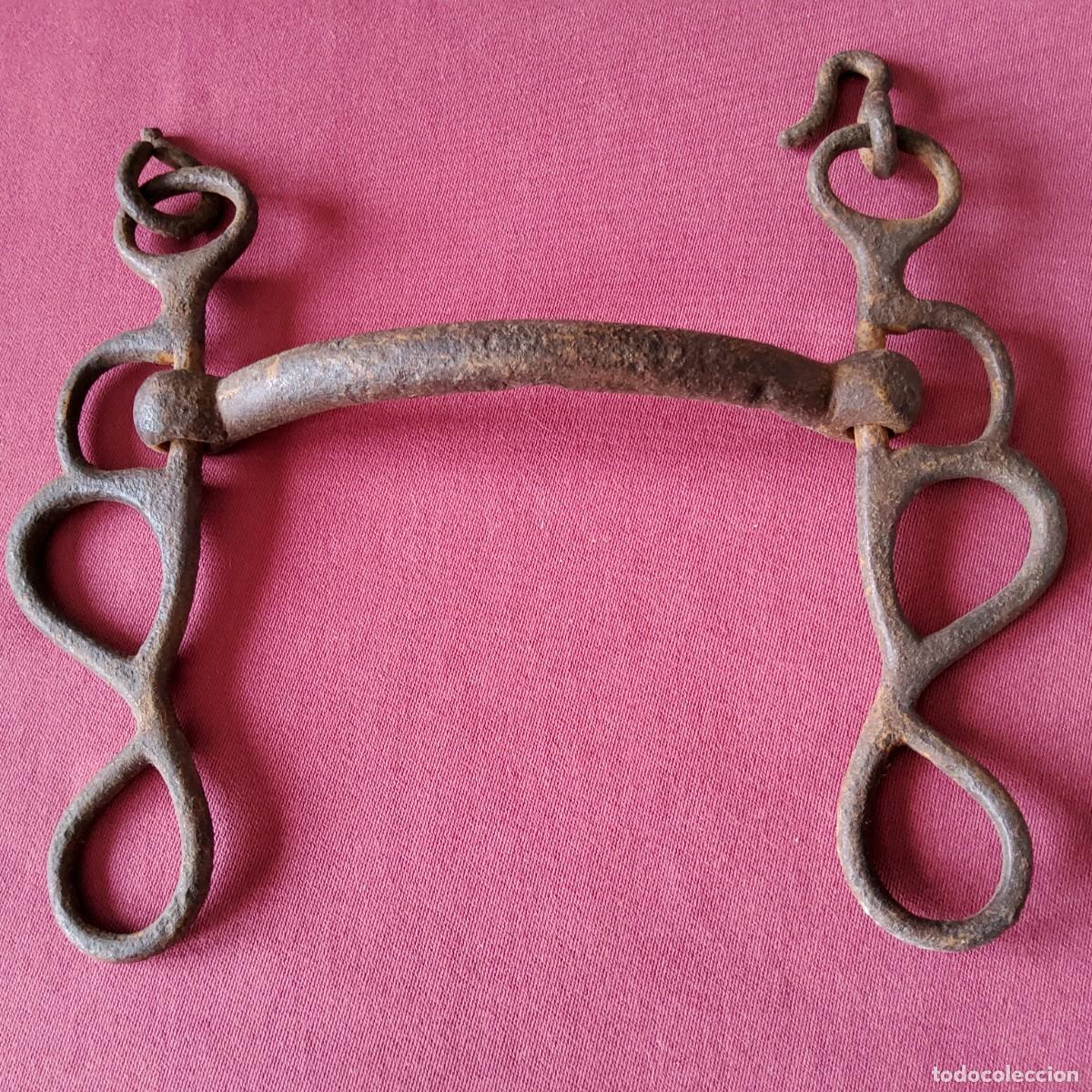 Antig&uuml;edades: ANTIGUO BOCADO DE CABALLO DE HIERRO - Foto 4