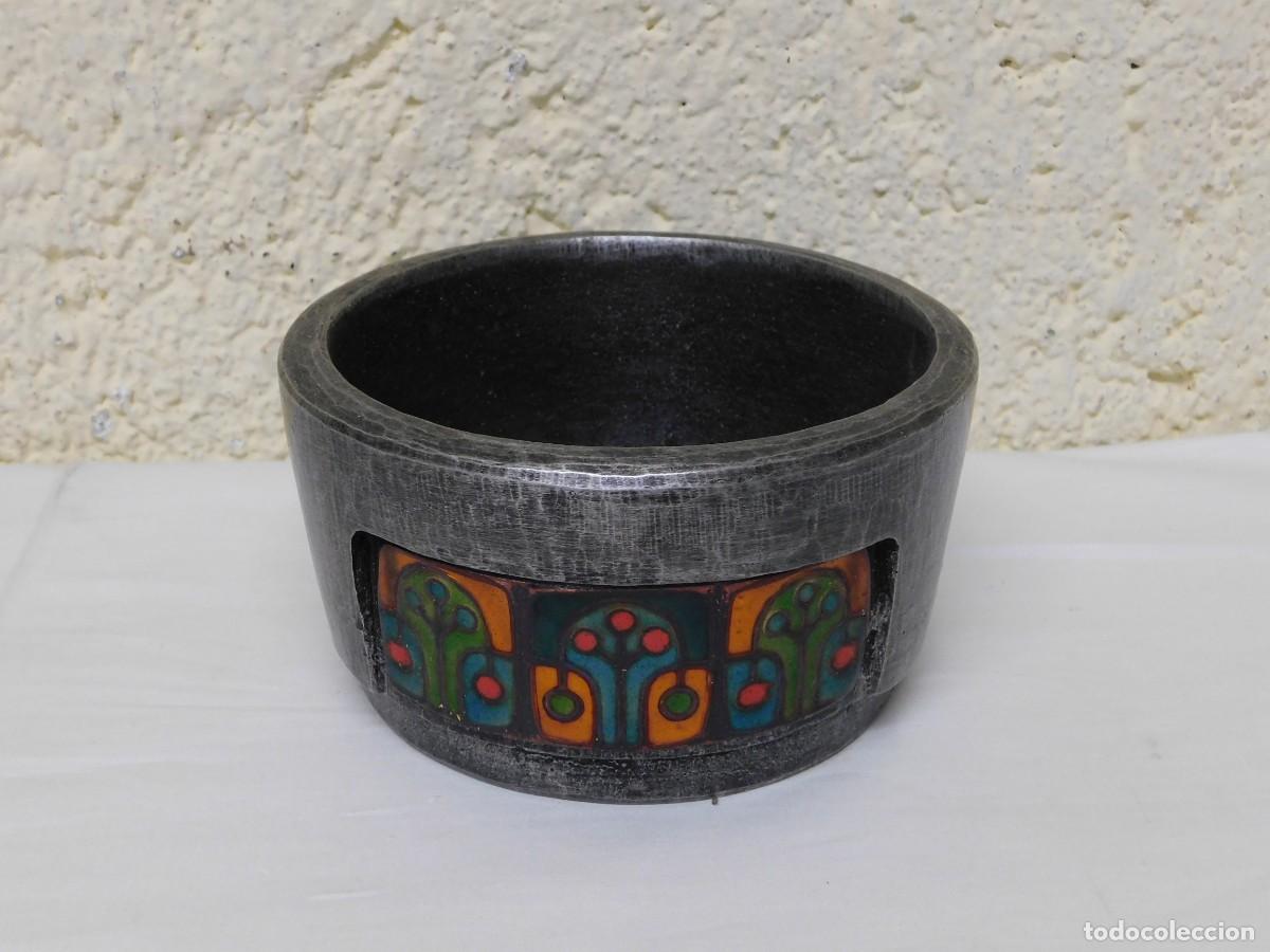 Antig&uuml;edades: RECIPIENTE DE ALUMINIO - JOAN MAYN&Eacute; - Foto 1