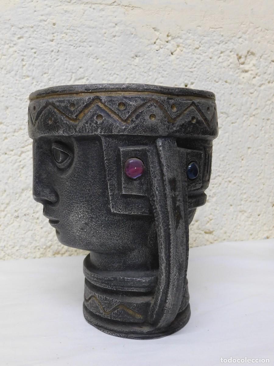 Antig&uuml;edades: RECIPIENTE DE ALUMINIO - JOAN MAYN&Eacute; - Foto 4