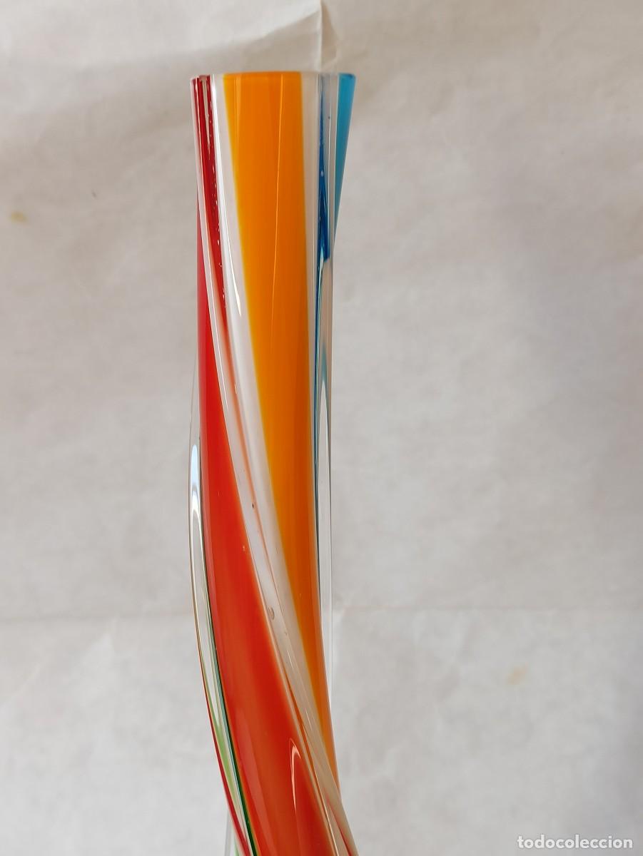 Antig&uuml;edades: Vaso multicolore Torchon vetro di Murano - Foto 2