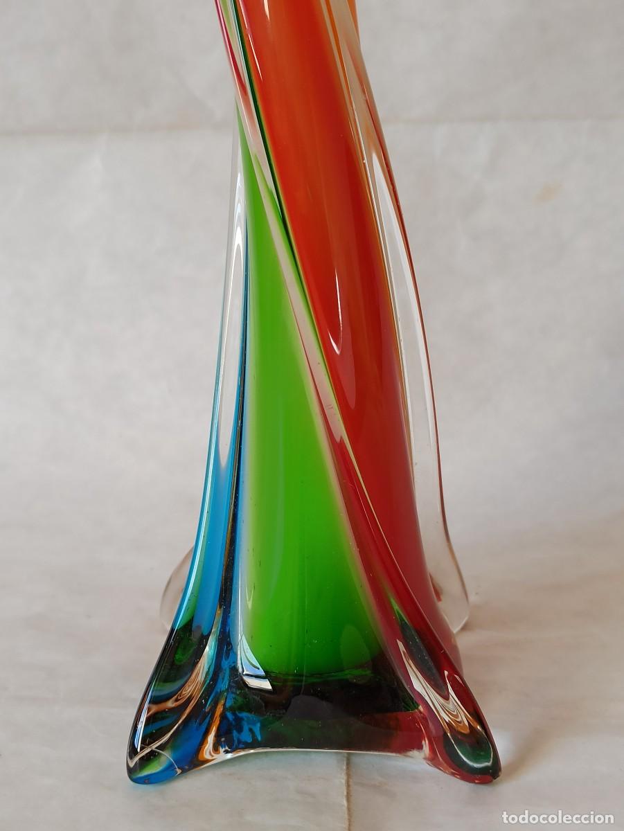 Antig&uuml;edades: Vaso multicolore Torchon vetro di Murano - Foto 3