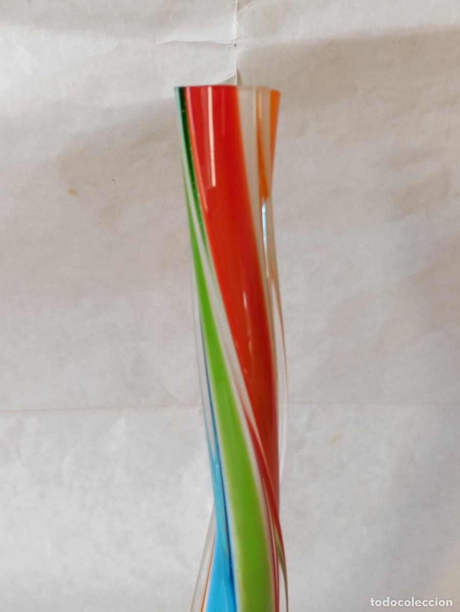 Antig&uuml;edades: Vaso multicolore Torchon vetro di Murano - Foto 5
