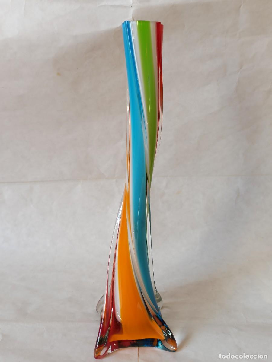 Antig&uuml;edades: Vaso multicolore Torchon vetro di Murano - Foto 7