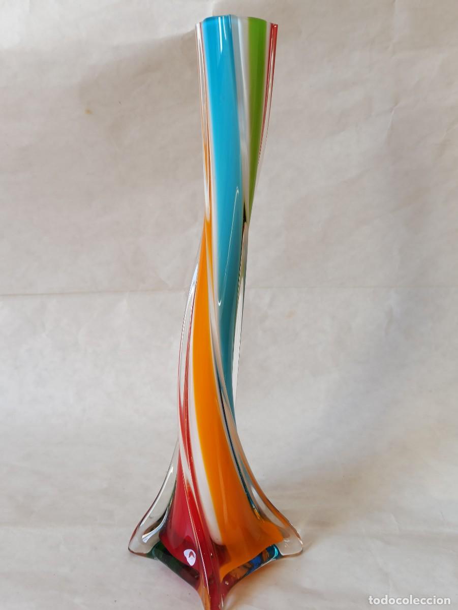 Antig&uuml;edades: Vaso multicolore Torchon vetro di Murano - Foto 10