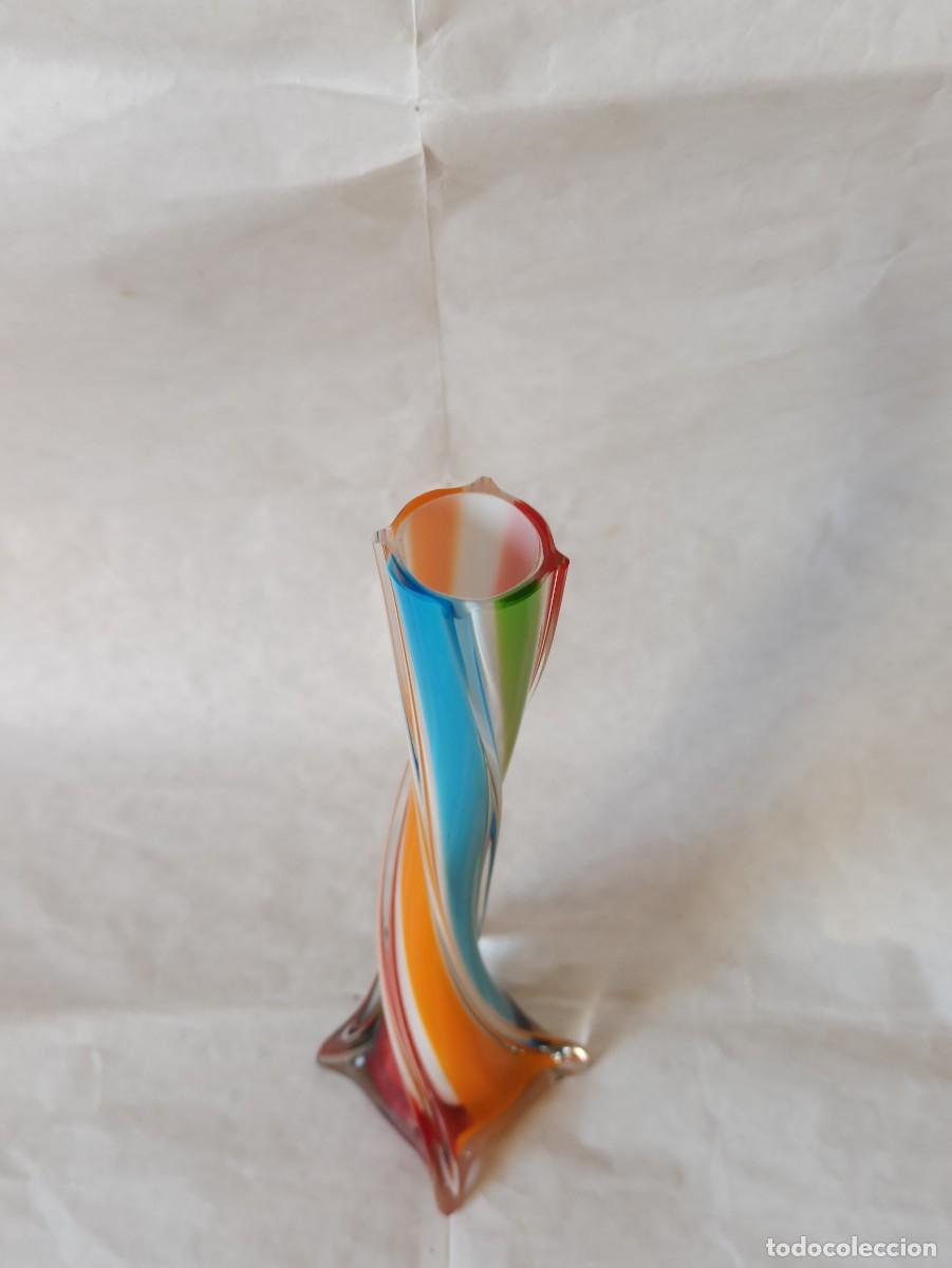 Antig&uuml;edades: Vaso multicolore Torchon vetro di Murano - Foto 13