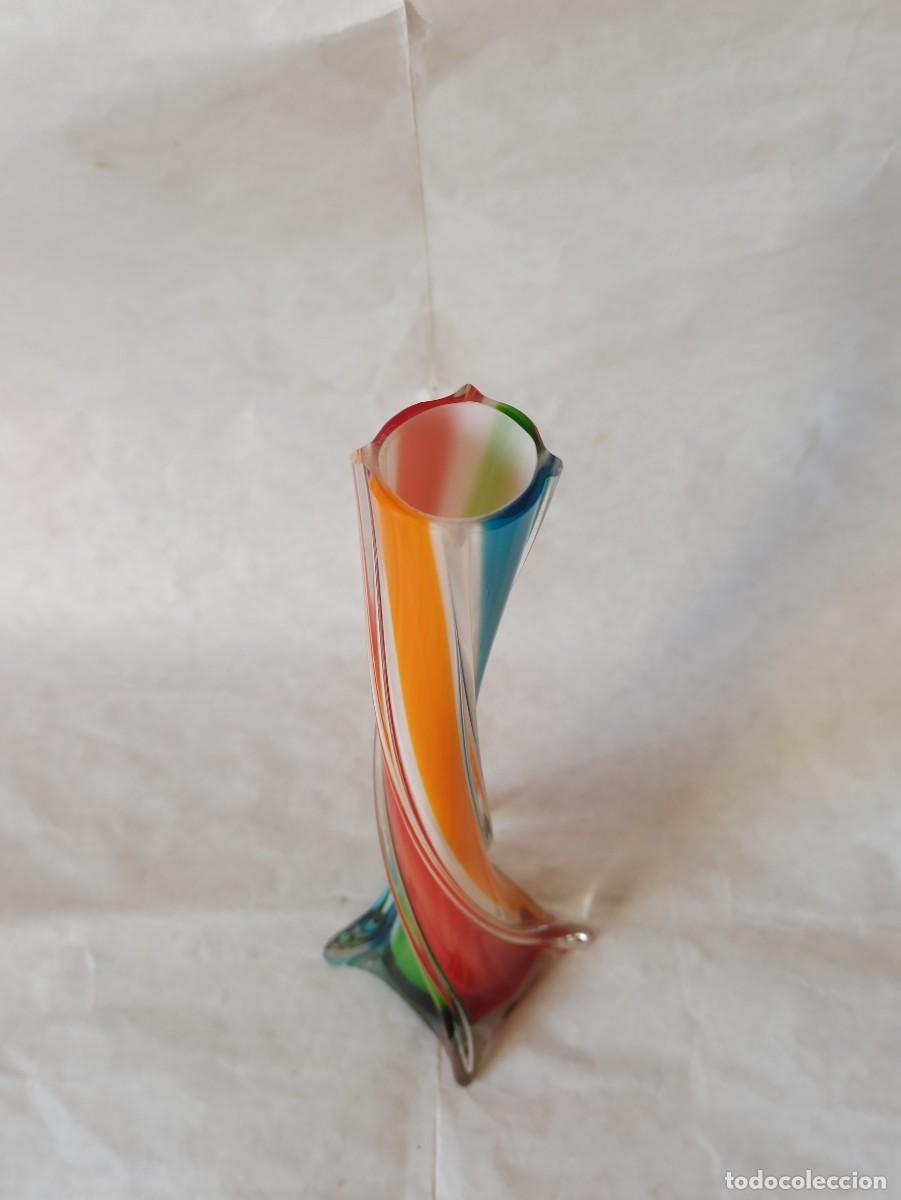 Antig&uuml;edades: Vaso multicolore Torchon vetro di Murano - Foto 14