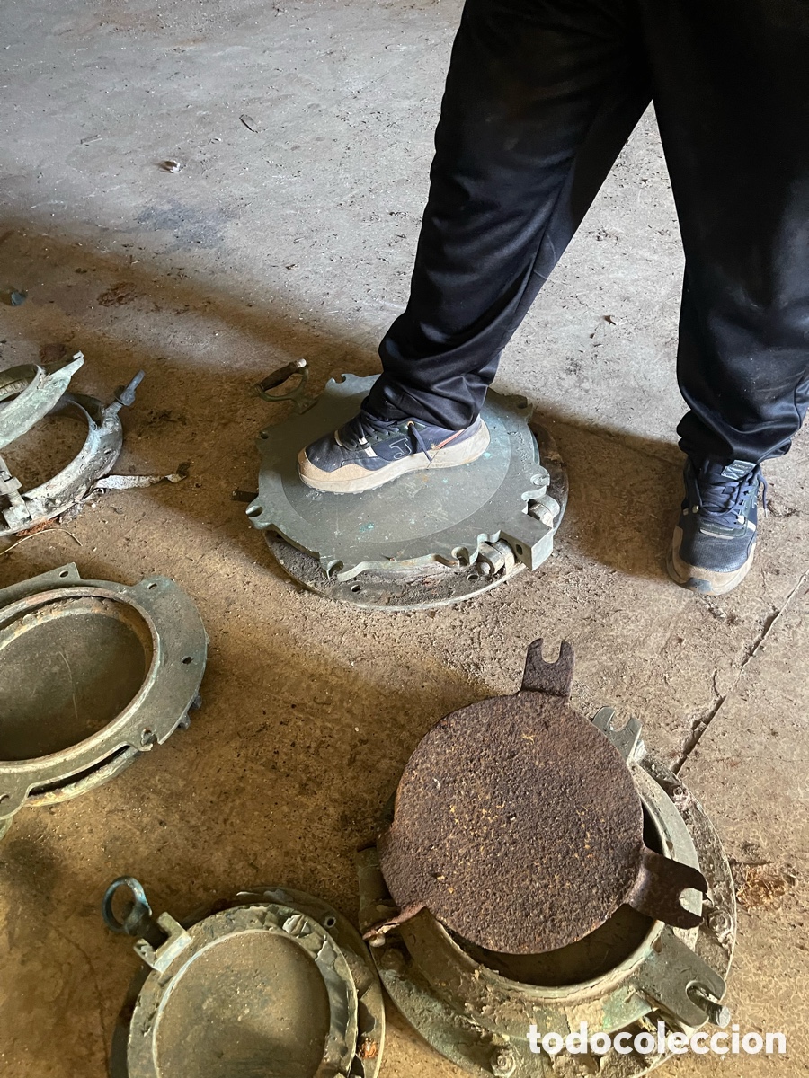 Antig&uuml;edades: Ojo de buey Mileit barco - Foto 8
