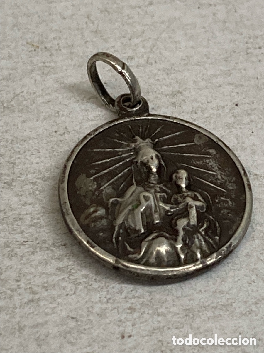 Antig&uuml;edades: Medalla de plata religiosa C432 - Foto 1