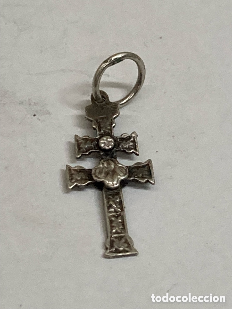 Antig&uuml;edades: Cruz de plata religioso C432 - Foto 1