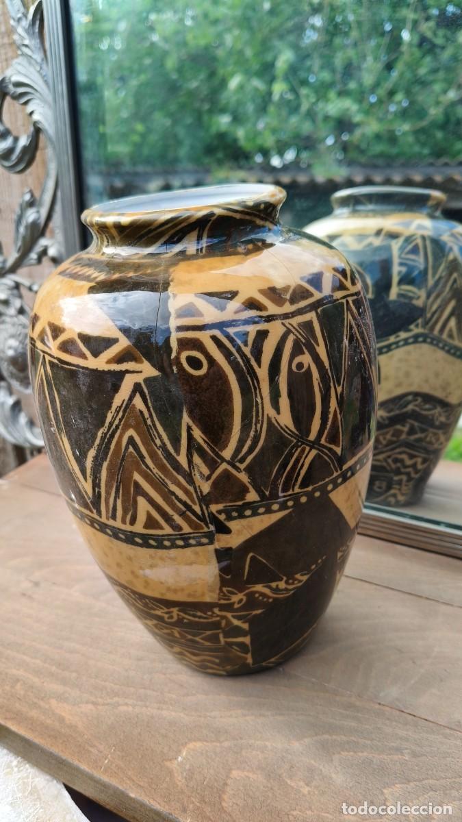 Antig&uuml;edades: C&eacute;ramique &eacute;maill&eacute;e berb&egrave;re 1970 - Foto 1