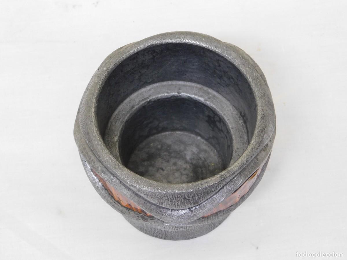Antig&uuml;edades: RECIPIENTE DE ALUMINIO - JOAN MAYN&Eacute; - Foto 4