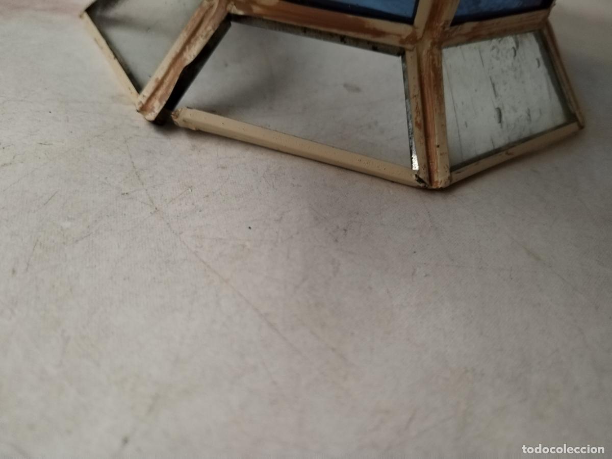 Antig&uuml;edades: lampara de techo farol granadino - Foto 4