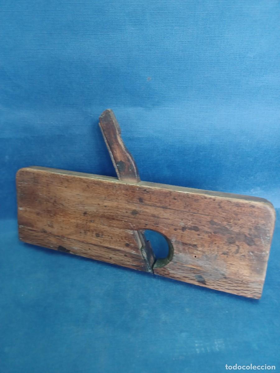 Antig&uuml;edades: Antiguo cepillo de ebanista de madera - Foto 2