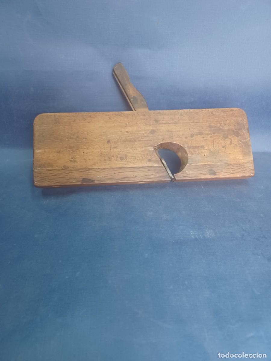 Antig&uuml;edades: Antiguo cepillo de ebanista de madera - Foto 6