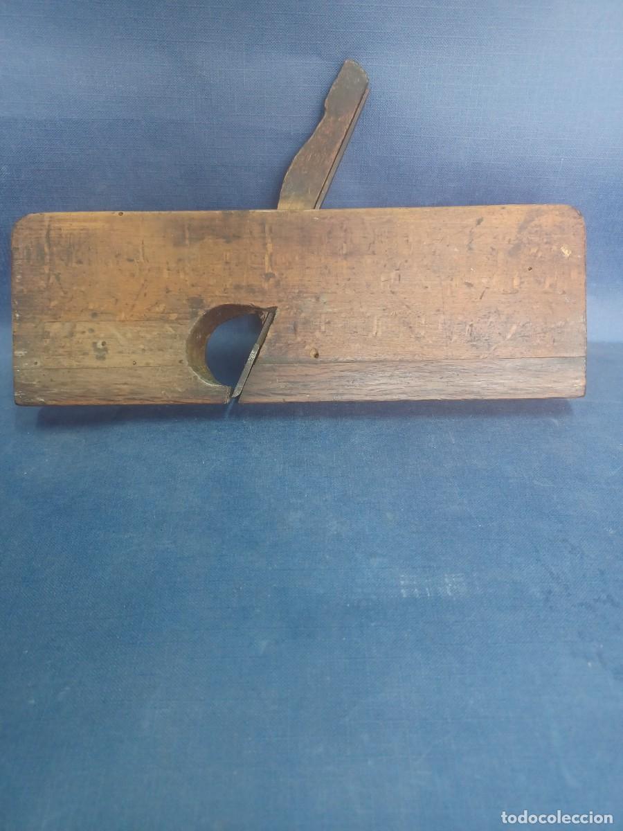 Antig&uuml;edades: Antiguo cepillo de ebanista de madera - Foto 7