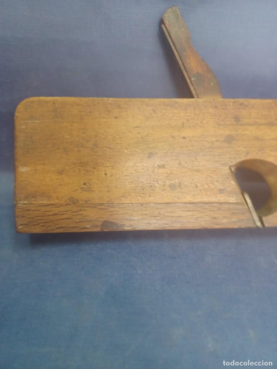 Antig&uuml;edades: Antiguo cepillo de ebanista de madera - Foto 9
