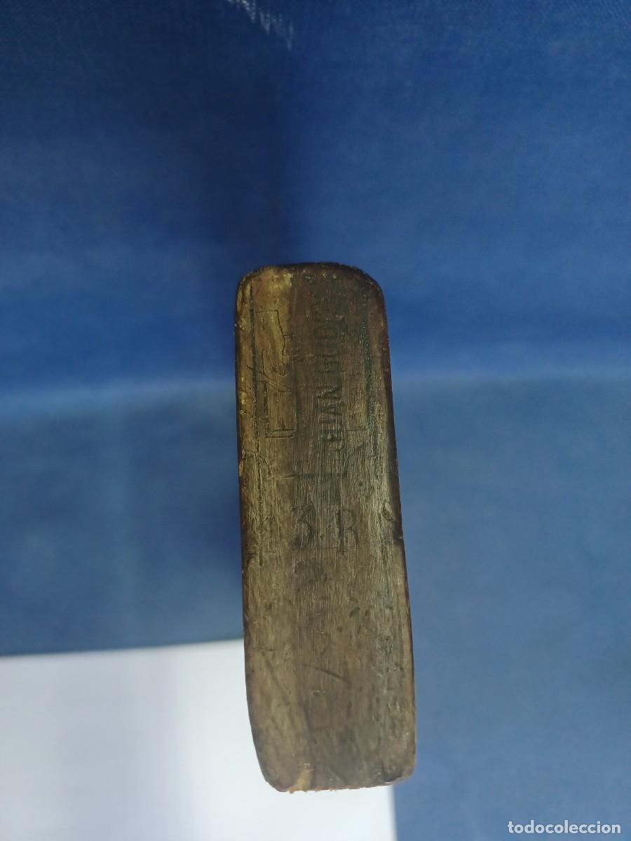 Antig&uuml;edades: Antiguo cepillo de ebanista de madera - Foto 10