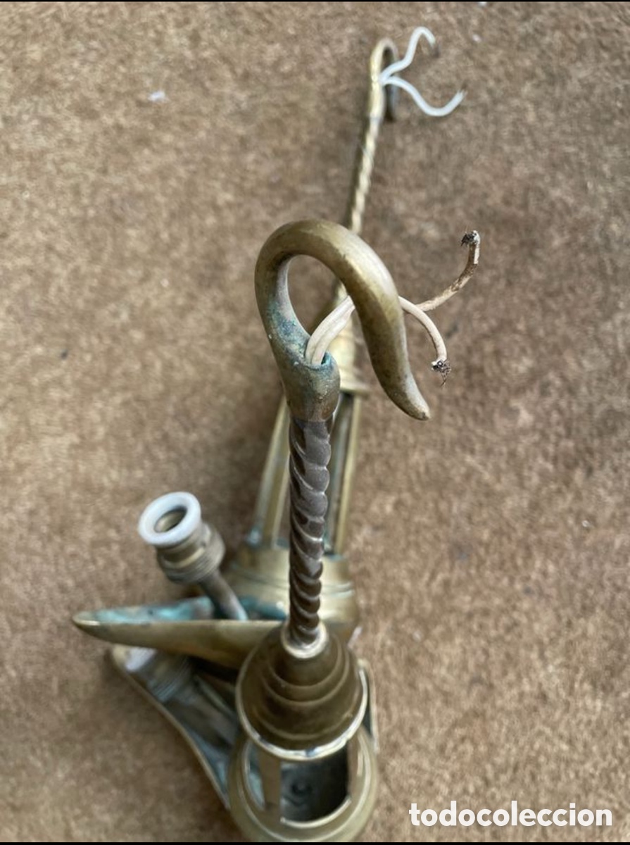 Antig&uuml;edades: Apliques de bronce antiguos - Foto 6