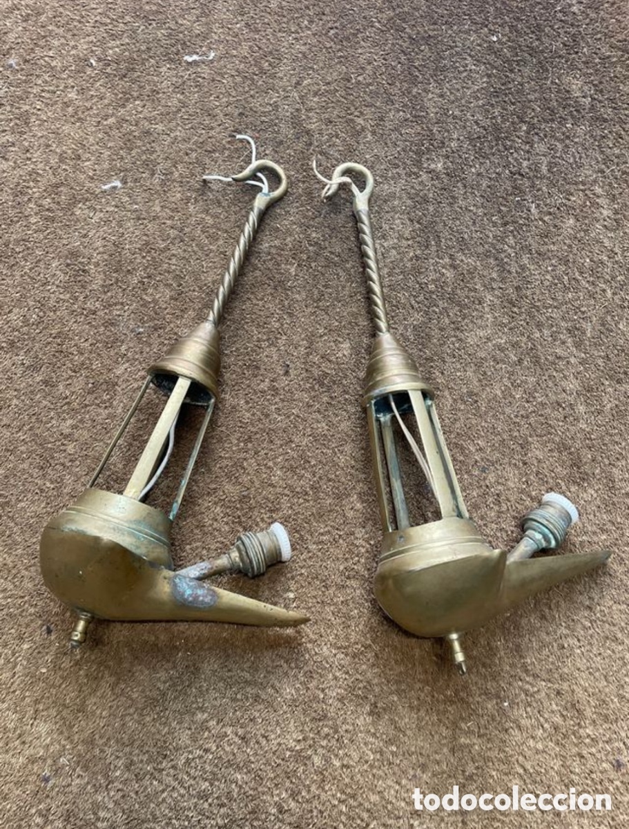 Antig&uuml;edades: Apliques de bronce antiguos - Foto 1