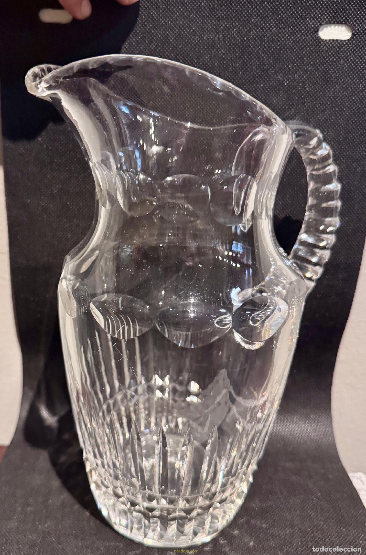 Antig&uuml;edades: PRECIOSA JARRA DE CRISTAL 24cm - Foto 2